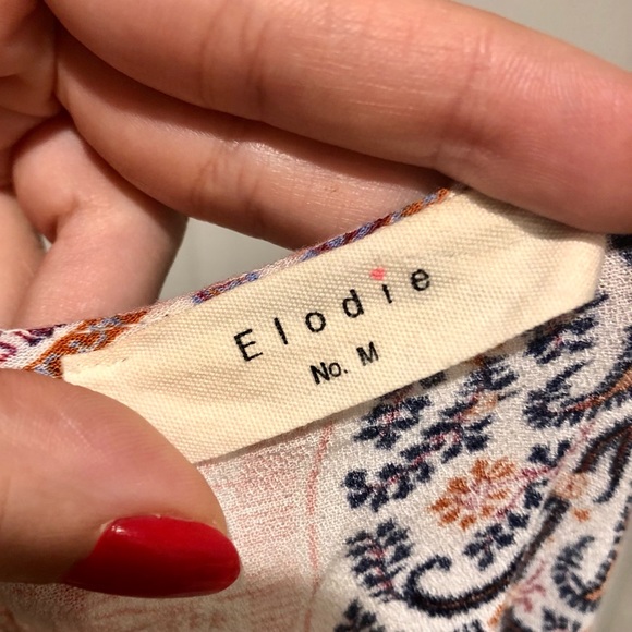 Flowy Multi-Pattern Top, Medium - Picture 6 of 7